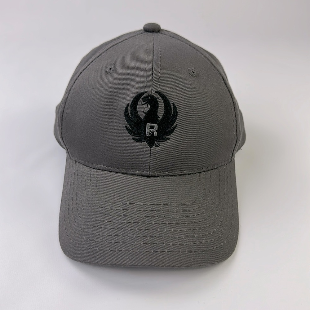 Genuine Ruger Firearms Ball Cap. Adjustable Closure. Gray & Black. New. Unisex.
